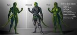  abs armor back belt biceps boots breasts butt clothed clothing eyewear female front goggles gun handgun invalid_tag knife model_sheet muscles muscular_female nipples nude pistol pogiforce pouches pussy ranged_weapon reptile scalie skimpy solo weapon 