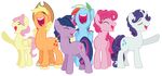  absurd_res alpha_channel applejack_(mlp) blonde_hair blue_fur cowboy_hat crossgender cutie_mark equine eyes_closed feral fluttershy_(mlp) freckles friendship_is_magic fur hair hat hi_res horn horse male mammal multi-colored_hair my_little_pony one_leg_up open_mouth orange_fur pegasus pink_fur pink_hair pinkie_pie_(mlp) plain_background pony purple_fur purple_hair rainbow_dash_(mlp) rainbow_hair rarity_(mlp) singing transparent_background twilight_sparkle_(mlp) unicorn white_fur wicklesmack wings yellow_fur 