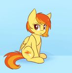  animated brown_eyes cutie_mark equine female feral friendship_is_magic hair horse mammal my_little_pony orange_hair pegasus pony sigh sitting solo spitfire_(mlp) spittfire two_tone_hair wings wonderbolts_(mlp) 