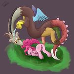  after_sex anus ass_up blue_eyes butt cum cum_in_pussy cum_inside cum_string cutie_mark discord_(mlp) draconequus duo equine erection female feral friendship_is_magic hi_res horse humanoid_penis looking_back male mammal my_little_pony nude penis pinkie_pie_(mlp) pony presenting pussy raised_tail straight tasteful-clopper vaginal wings 
