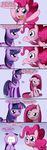  2011 ? blue_eyes comic cutie_mark dialog english_text equine female feral friendship_is_magic hair horn horse looking_at_viewer mammal my_little_pony open_mouth pink_hair pinkamena_(mlp) pinkie_pie_(mlp) plain_background pony purple_eyes purple_hair signature solar-slash text twilight_sparkle_(mlp) unicorn 