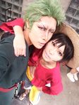  cosplay green_hair monkey_d_luffy monkey_d_luffy_(cosplay) one_piece photo roronoa_zoro_(cosplay) 