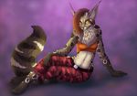  anthro cat clothed clothing feline female looking_at_viewer mammal pinup pose skimpy solo 