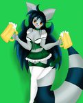  beer beverage breasts female hair happy holidays long_hair looking_at_viewer neronova outfit skirt st._patrick&#039;s_day st._patrick's_day 