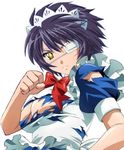  chuunibyou_demo_koi_ga_shitai! cosplay eyepatch ikkitousen ryomou_shimei ryomou_shimei_(cosplay) solo takanashi_rikka torn_clothes 