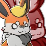  &gt;:3 angry blaketheflareon blaketheflareon_(character) braixen canine digital_media_(artwork) eeveelution fak&eacute;mon fan_character flareon hybrid mammal nintendo pok&eacute;mon pok&eacute;mon_(species) reaction_image solo video_games 