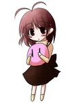  antenna_hair blush chibi clannad dango_daikazoku furukawa_nagisa skirt solo yuzuki_(rurirara) 