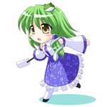  bad_id bad_pixiv_id bococho detached_sleeves frog green_hair kochiya_sanae solo touhou 