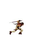  animated animated_gif explosion fire guilty_gear male_focus punching sol_badguy solo sword tyrant_rave weapon 