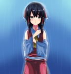  bad_id bad_pixiv_id hakurei_reimu nase rain ribbon solo touhou wet 