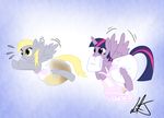  diaper duo equine female feral friendship_is_magic horn horse liljdude mammal my_little_pony pegasus pony twilight_sparkle_(mlp) urine winged_unicorn wings 