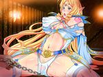  breasts cameltoe chains elf elf-hime_hatsujou!_the_akuochi! large_breasts nipples pointy_ears retro_star tears 