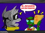  bentley carmelita_fox crossover duo heroesheaven mammal raccoon reptile scalie sly_cooper_(series) spy team_fortress_2 turtle video_games 