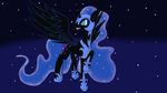  armor cutie_mark equine female feral friendship_is_magic hair horn horse lunatisiac mammal moon my_little_pony night nightmare nightmare_moon_(mlp) pony solo stars winged_unicorn wings 