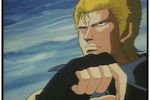  80s animated animated_gif blonde_hair lowres m.d._geist male male_focus md_geist ohata_koichi oldschool ova sunglasses 