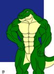 2013 abs anthro biceps big dinosaur male maxime-jeanne muscles nude pecs pose reptile scalie tyrannosaurus_rex vein 