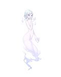  breasts equine female ghost monster monster_girl plain_background sei_monmusu_gakuen solo spirit transparent_background vanadis 