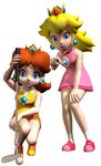  highres mario_(series) mario_golf mario_golf:_family_tour nintendo official_art princess_daisy princess_peach super_mario_bros. super_mario_land 