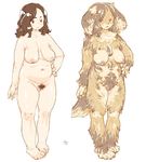  breasts canine chubby female furrification mammal nipples pussy shikaneda 