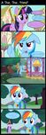  comic emedina13 equine female friendship_is_magic gasoline hair horn horse match multi-colored_hair my_little_pony pegasus pony purple_eyes purple_hair rainbow_dash_(mlp) twilight_sparkle_(mlp) two_tone_hair unicorn wings 