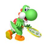  absurdres highres mario_tennis mario_tennis_open nintendo official_art solo super_mario_bros. yoshi 