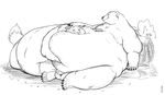  balls bear belly_hug canine cuddling flaccid gay gillpanda love_handles male mammal obese overweight penis sheath 