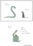  duo english_text hug humor liz_climo male mammal plain_background rat reptile rodent scalie snake text white_background 