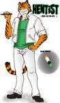  abs anthro biceps feline fur hentist male mammal muscles pecs pose solo tiger 
