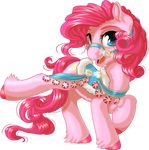  alpha_channel blue_eyes bridle cutie_mark equine female feral friendship_is_magic fur hair horse kittehkatbar looking_at_viewer mammal my_little_pony open_mouth pink_fur pink_hair pinkie_pie_(mlp) plain_background pony solo transparent_background 