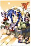  :3 animal_ears bunny_ears chibi dragon glasses hiiragi_kagami hiiragi_tsukasa iwasaki_minami izumi_konata japanese_clothes kobayakawa_yutaka kusakabe_misao lucky_star miko minegishi_ayano multiple_girls scarf takara_miyuki tamura_hiyori thighhighs treasure_chest yoshimizu_kagami 