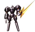  japanese_mythology lightning_bolt machine mechanical megaten mythology persona_4 robot skeleton solo take-mikazuchi video_games 