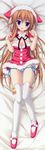  1girl absurdres blush breasts dakimakura highres hontani_kanae long_hair long_image moribe_(rabumanyo) nipples tall_image 