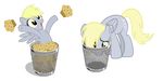  alpha_channel blonde_hair cutie_mark derpy_hooves_(mlp) equine female feral food friendship_is_magic hair happy horse icon mammal muffin my_little_pony pegasus plain_background pony sad tomcat94 transparent_background trash_can wings yellow_eyes 