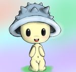  cute horned_mushroom kneeling male maplestory not_furry penis smile solo young 
