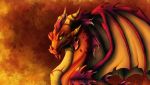  amber_eyes digital_media_(artwork) dragon horn ignitus invalid_color membranous_wings scalie solo spines spyro_the_dragon video_games western_dragon wings zagiir 