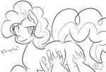  butt butt_grab cutie_mark dragon equine female feral first_person_view friendship_is_magic haiku_oezu horse looking_at_viewer looking_back male mammal my_little_pony nude pinkie_pie_(mlp) plain_background pony sketch smile spike_(mlp) text 