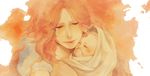  1boy 1girl baby blonde_hair child eyes_closed family freckles holding mother mother_and_son one_piece otonai pixiv_thumbnail portgas_d_ace portgas_d_rouge resized son strawberry_blonde tears 
