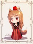  animal_ears cosplay holo langbazi maoyuu_maou_yuusha spice_and_wolf tail 