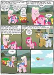  clyde_pie_(mlp) comic crying cub cutie_mark equine female feral friendship_is_magic granny_pie_(mlp) green_eyes grey_hair group hair hat horse male mammal my_little_pony outside pegasus pink_hair pinkamena_(mlp) pinkie_pie_(mlp) pony straight_hair sue_pie_(mlp) timothy_fay tree wings yellow_eyes young 