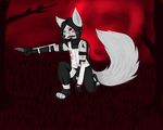  angry anthro blood canine fox grass invalid_color itachi itachi_uchiha mammal moon off pissed sharingan sharringan solo tree 