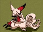  gen_3_pokemon no_humans nura_(oaaaaaa) pokemon pokemon_(creature) red_eyes scar solo zangoose 