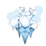  anthrofied anus big_butt big_clit big_clitoris breasts butt darth_saburou female ice lesbian nintendo pok&#233;mon pok&#233;morph pok&eacute;mon pussy vanilluxe video_games 