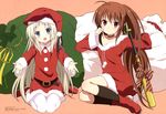  christmas imoto_yuki little_busters! natsume_rin noumi_kudryavka pantyhose tagme 