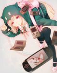  backpack bad_id bad_pixiv_id bag bent_over danganronpa funota game_boy game_boy_advance game_boy_advance_sp game_boy_micro handheld_game_console hood hoodie monomi_(danganronpa) nanami_chiaki nintendo_ds odd_one_out open_mouth pink_eyes pink_hair playstation_portable pleated_skirt skirt super_danganronpa_2 thighhighs zettai_ryouiki 