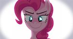  equine female feral friendship_is_magic fur hair horse mammal my_little_pony pink_fur pink_hair pinkie_pie_(mlp) pony rape_face reaction_image simple_background smile solo unknown_artist 