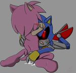  andersonicth anthro black_sclera blue_body blush breasts butt duo female hair hedgehog machine male mammal mechanical metal_sonic nude penetration pink_hair pussy_juice red_eyes robot sega sex sonic_(series) straight vaginal vaginal_penetration 