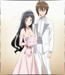  couple dress highres kono_naka_ni_hitori_imouto_ga_iru! mikadono_shougo screencap tsuruma_konoe wedding_dress 