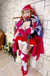  1girl asian blonde_hair breasts chouzuki_maryou cleavage cosplay hood large_breasts photo queen&#039;s_blade queen's_blade solo zara_(queen&#039;s_blade) zara_(queen&#039;s_blade)_(cosplay) zara_(queen's_blade) zara_(queen's_blade)_(cosplay) 