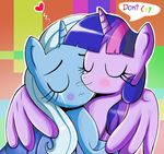  crying duo equine eyes_closed female feral friendship_is_magic hair horn horse lesbian mammal my_little_pony pony purple_hair the-butch-x trixie_(mlp) twilight_sparkle_(mlp) two_tone_hair unicorn wing_hug winged_unicorn wings 