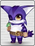  amphibian big_the_cat cat chibi feline frog froggy fur looking_at_viewer male mammal one_eye_closed purple_fur sandals schizoideh sega smile solo sonic_(series) wink 